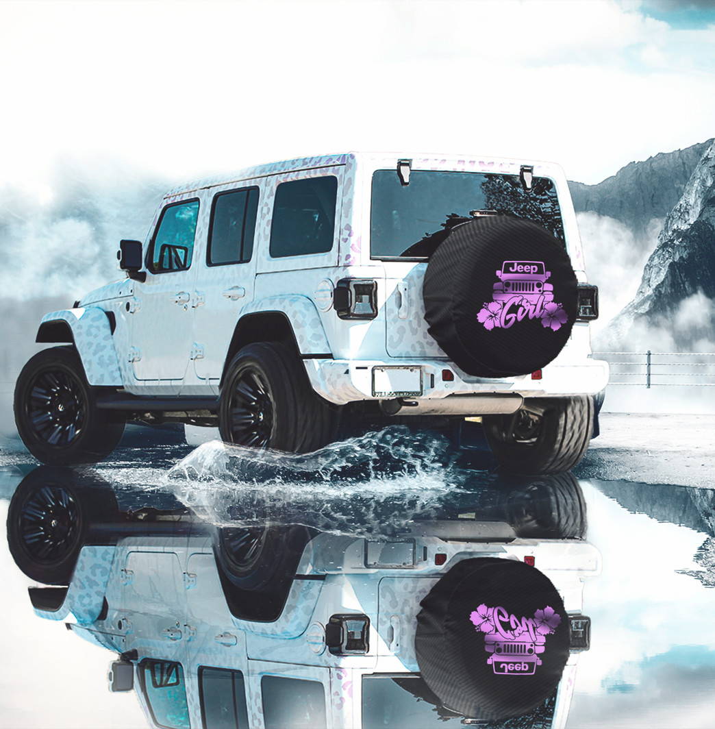 Jeep Wrangler JL Tire Covers With BackUp Camera PortFour Wheel Covers